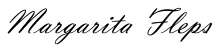 Unterschrift von Margarita Fleps
